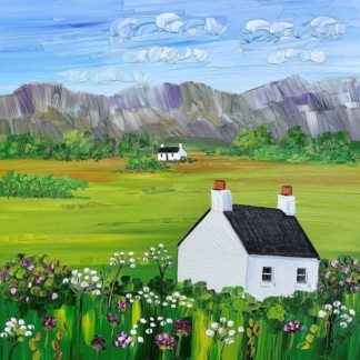 Image of Cottages at Blaven, Skye by Sheila Fowler